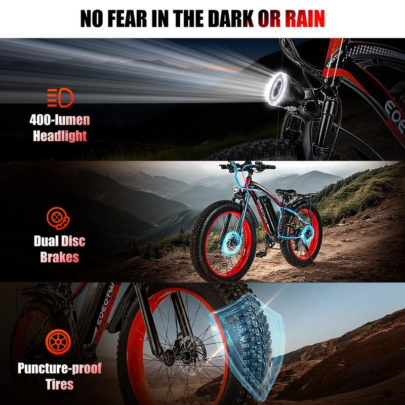 26 Inch All Terrain Electric Bike