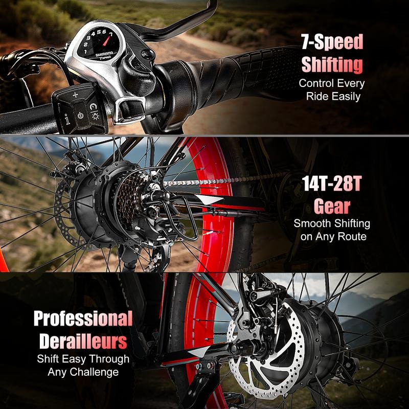 26 Inch All Terrain Electric Bike