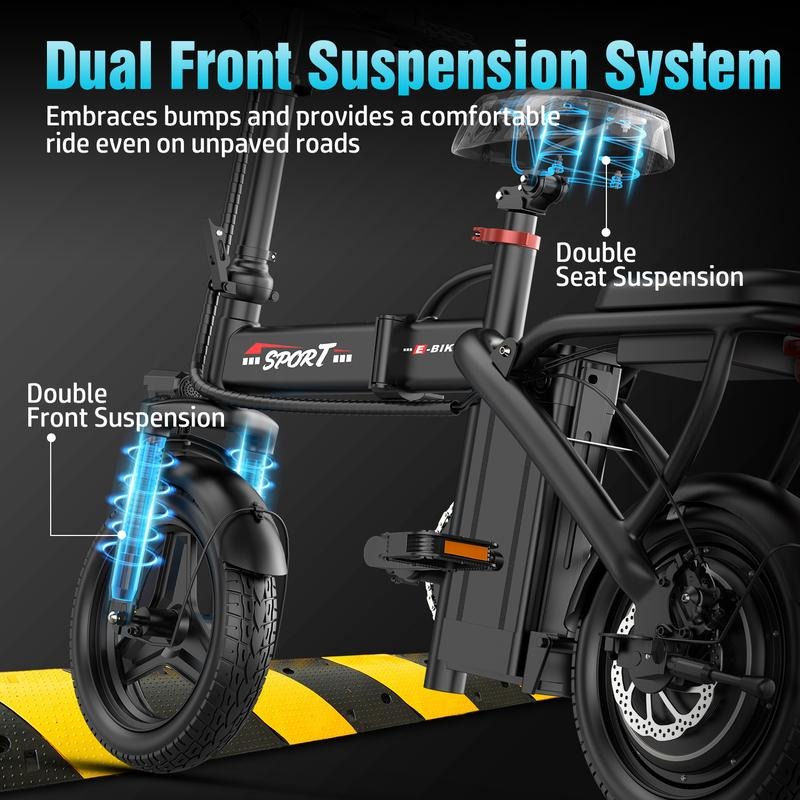 Pikabike Z6 Electric Bike 1200W Peak  25MPH  14