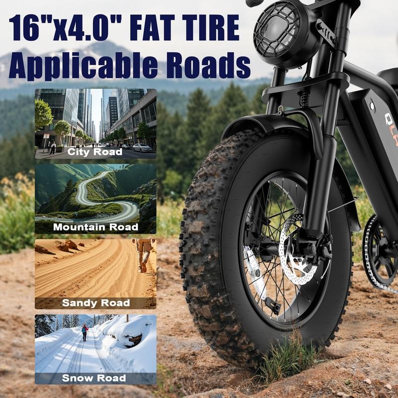 High Carbon Steel Off Road Electric Bike