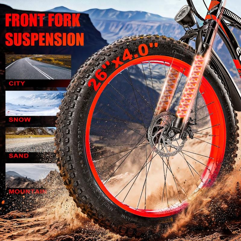 26 Inch All Terrain Electric Bike