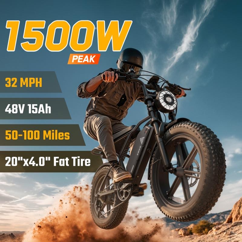 Electric Bike 1500W Full Suspension
