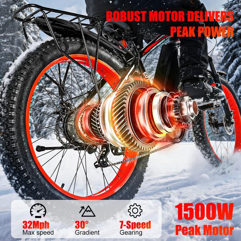 26 Inch All Terrain Electric Bike
