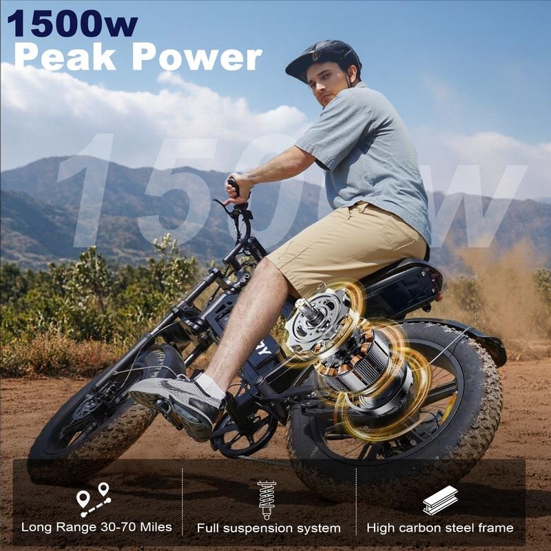 High Carbon Steel Off Road Electric Bike