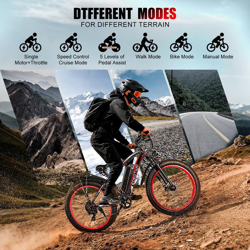26 Inch All Terrain Electric Bike