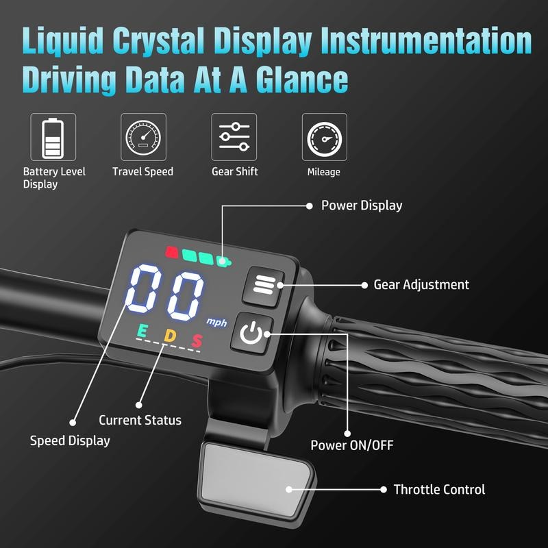 Pikabike Z6 Electric Bike 1200W Peak  25MPH  14
